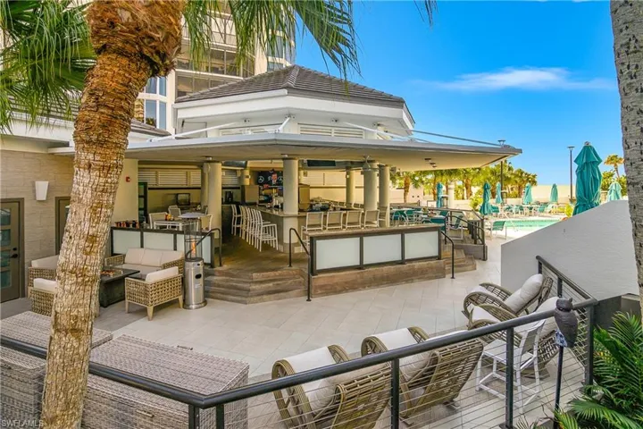 Bay Colony Beach Club casual dining sunset cocktails