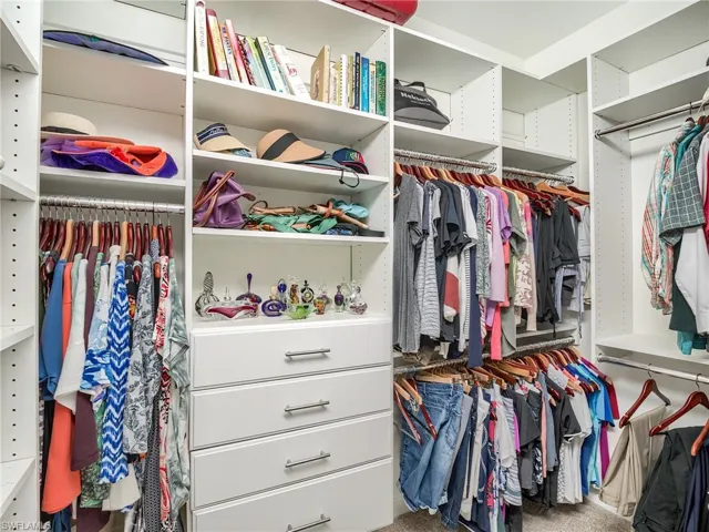 Built-in custom closet