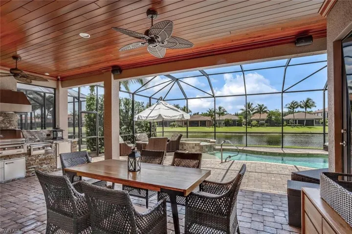 lanai was extended by 3'