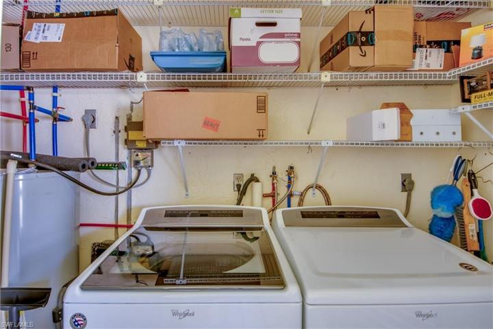 Washer/Dryer on Patio