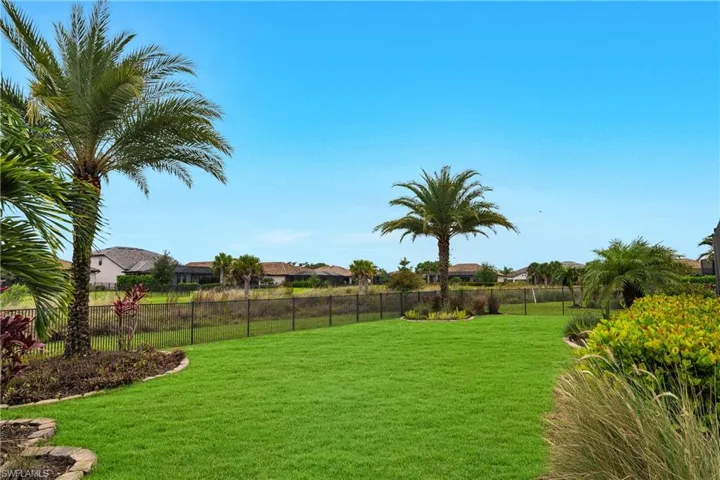 View of fenced in yard