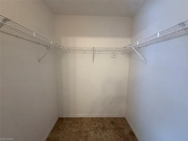 View of spacious closet