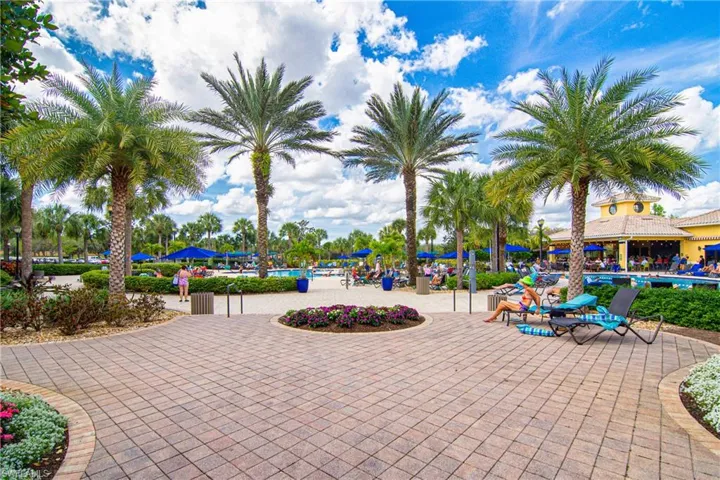 Pool Area in Background