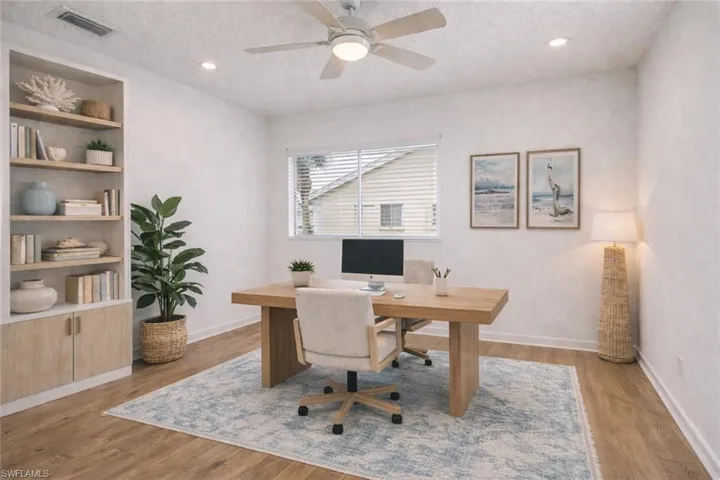 Office/Den/3rd Bedroom-Reimagined using AI/Virtual staging