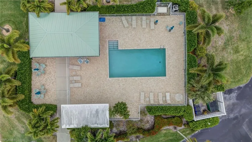 Community pool is across the street.