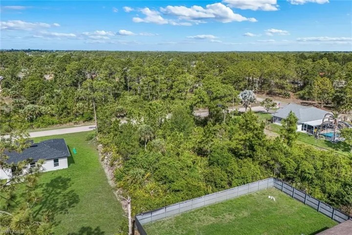 Back of oversized lot