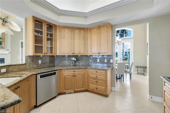 Spacious kitchen with ample countertop space for cooking, hosting, and celebrating