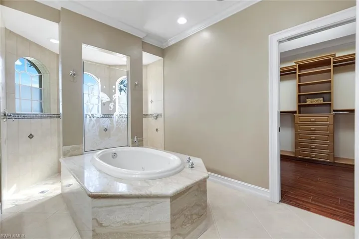 Primary Bathroom with 2 walk in closets