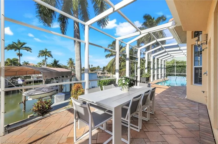 Enjoy breakfast on the deck