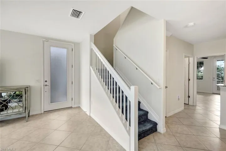 View of tiled foyer entrance
