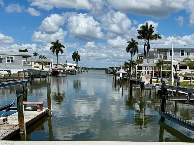 Enjoy your Long Canal View leading to the Estero Bay