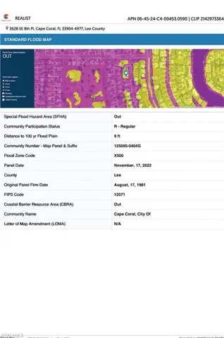 FEMA FLOOD MAP
