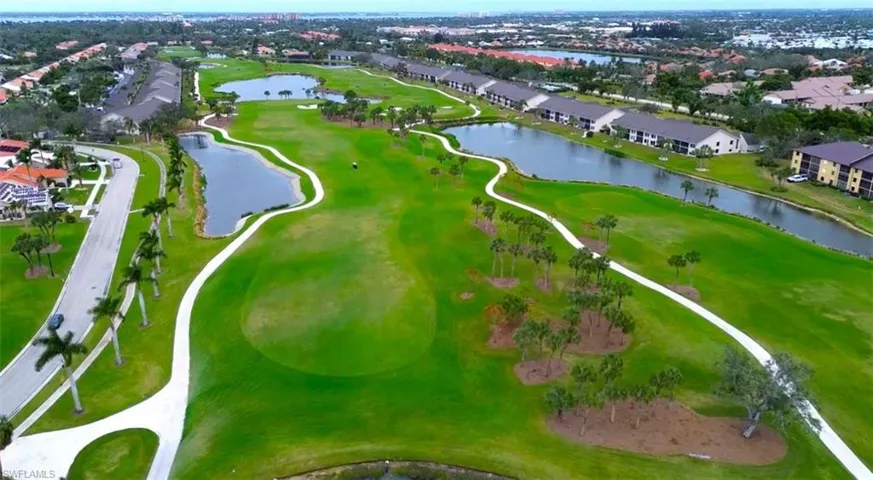 Looking toward the 7th tee box from above the 7th fairway
