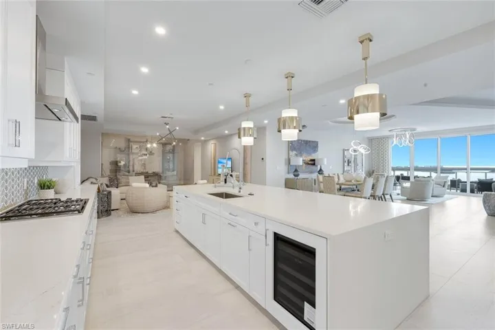 A vantage point that beautifully showcases the seamless integration of each living space.