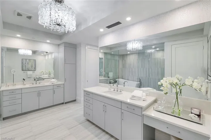 Extensive cabinetry, elevated finishes, and spacious accommodations for two.