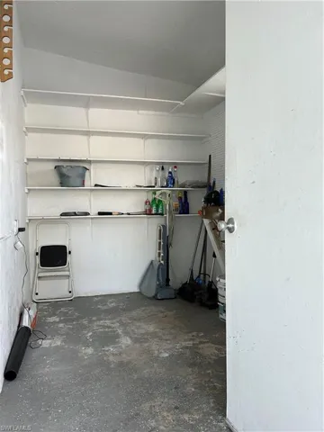 View of storage.