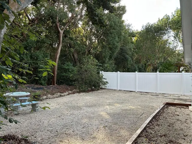View of back yard.