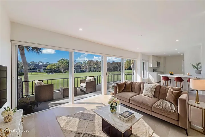 Virtually Staged Florida Room