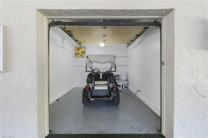 Golf Cart Garage with included Golf Cart