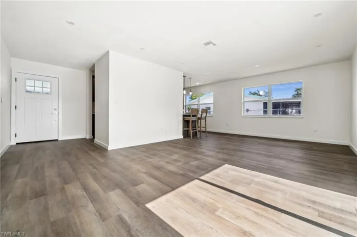 Living Room & Front Entry Way