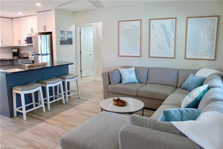 Grand Kitchen/Living Room with pullout Couch!