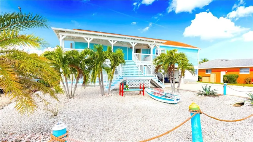 View of jungle gym with stairway