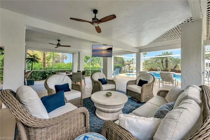 Yet another area for relaxing, sipping a cocktail and enjoying more of what this home has to offer.