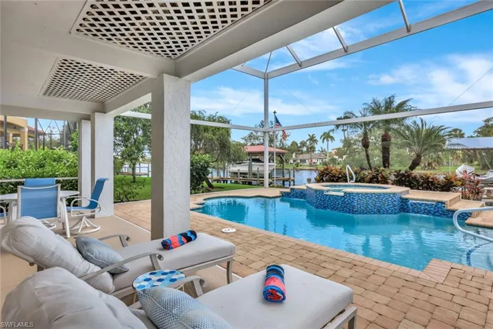 Gorgeous pool where you will lounge all winter long!