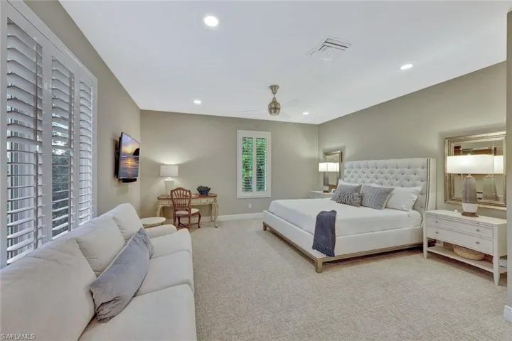 Brand new plush carpeting makes this room feel cozy yet modern.
