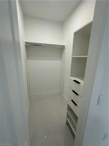 View of spacious closet