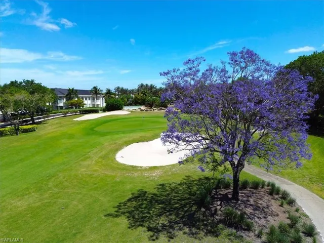 Beautiful golf course view.