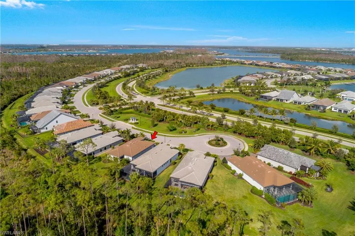 Located at the end of the cul-de-sac, this home is in the quiet Aqua Shore neighborhood.