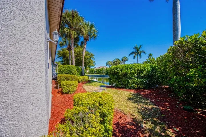 View of yard featuring a water view