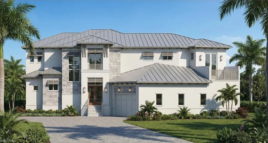 Conceptual rendering of a potential home. Lot is vacant. Home not included