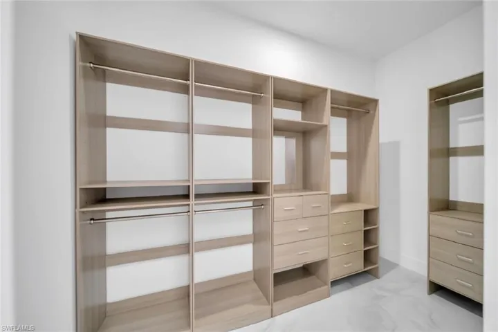 View of spacious closet