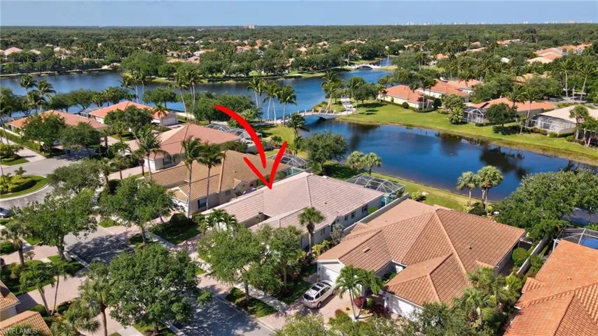 Aerial overview of property's location.
