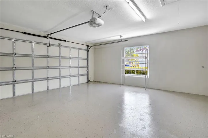 Two car garage.