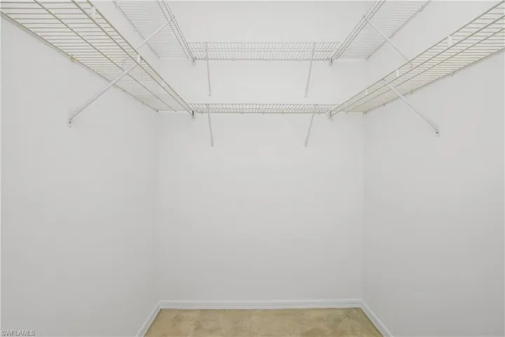 Walk-in Closet in Master Bedroom