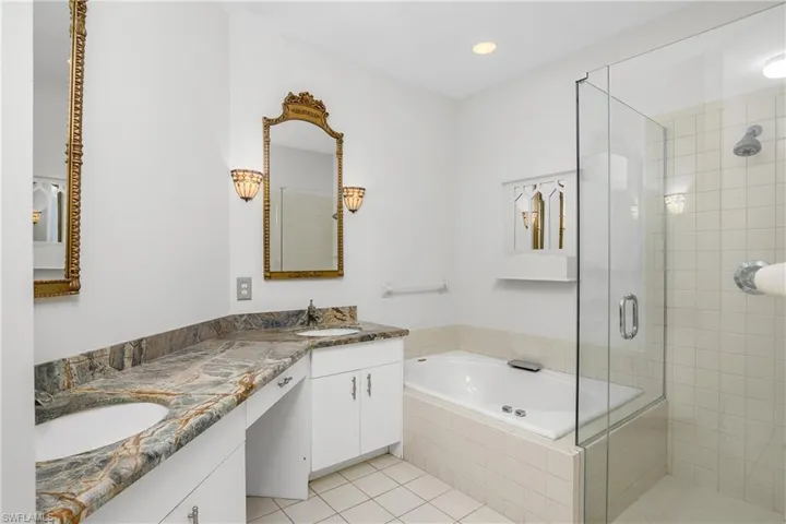 Master Bath with Garden Tub & Separate Shower