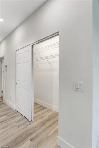 large closet in the primary bedroom