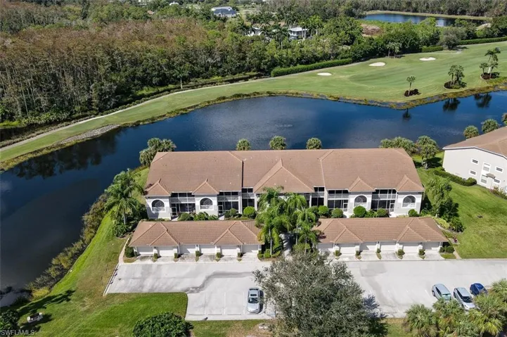 Bird's eye view of a golf club and a large body of water