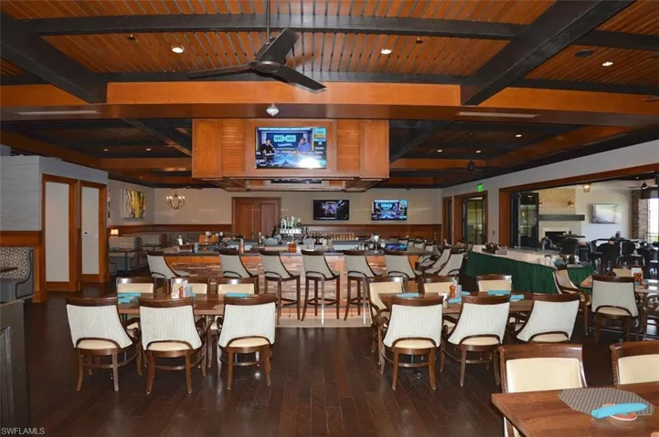 Dining space at main clubhouse - Grill Room in Community