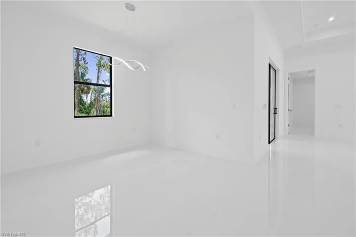 View of spare room