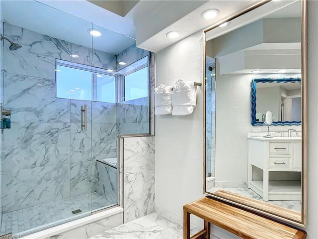 separate tub and shower