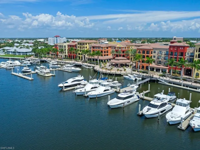 Water view with a boat dock