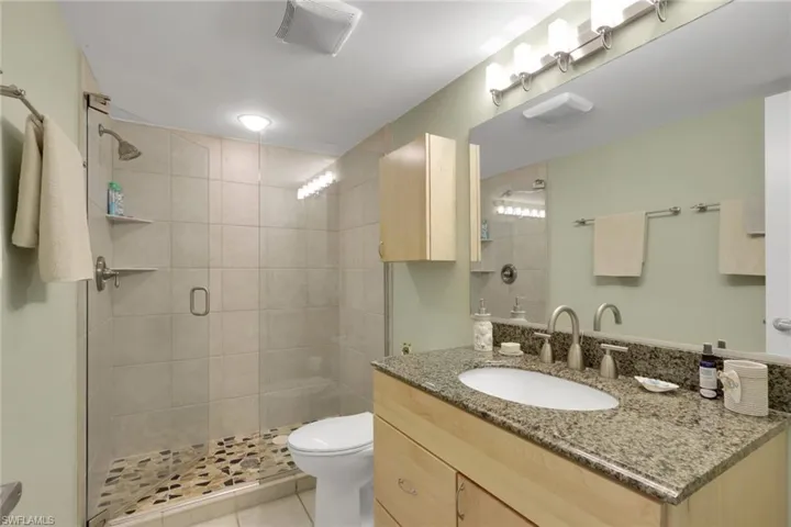 Updated guest bathroom