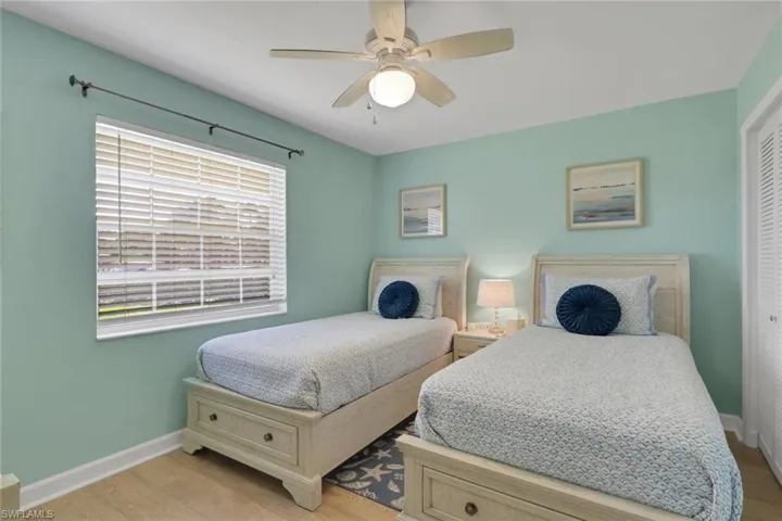 Spacious guest bedroom