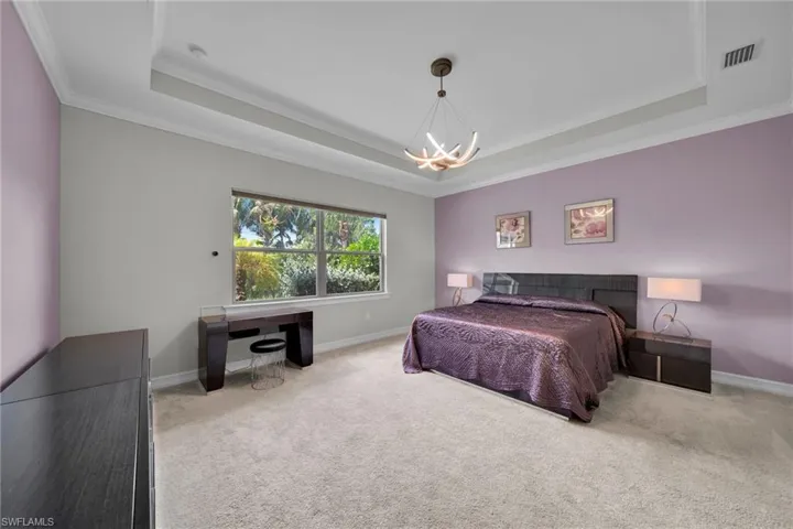 Huge Master Bedroom with Electric Blinds