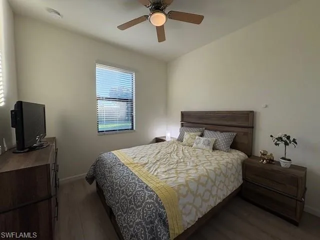 Bedroom with NEW Laminate Flooring