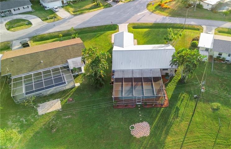 rear aerial view